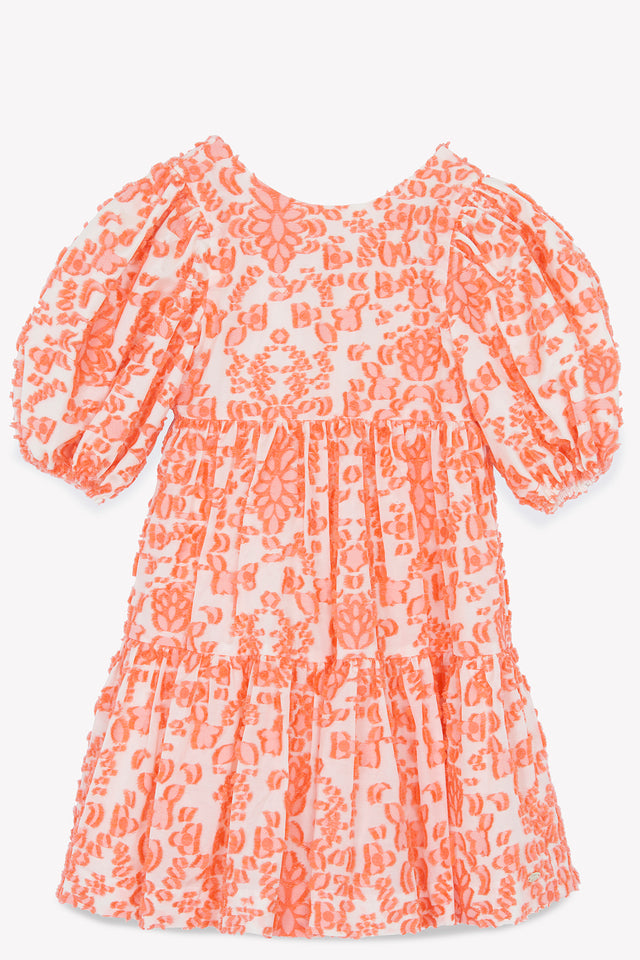 Robe - Corail broderie relief - Image principale