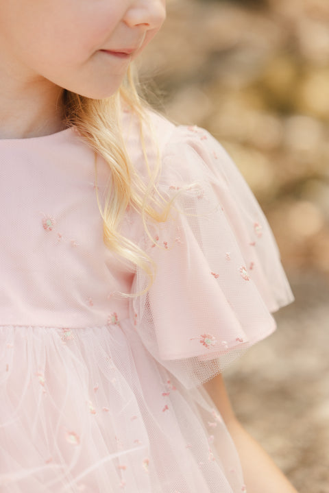 Robe - Pivoine tulle fleurs - Image principale