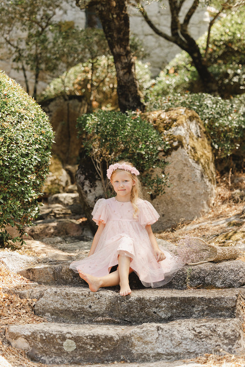 Robe - Pivoine tulle fleurs - Image principale