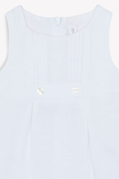 Combinaison courte - Blanc lin - Image principale