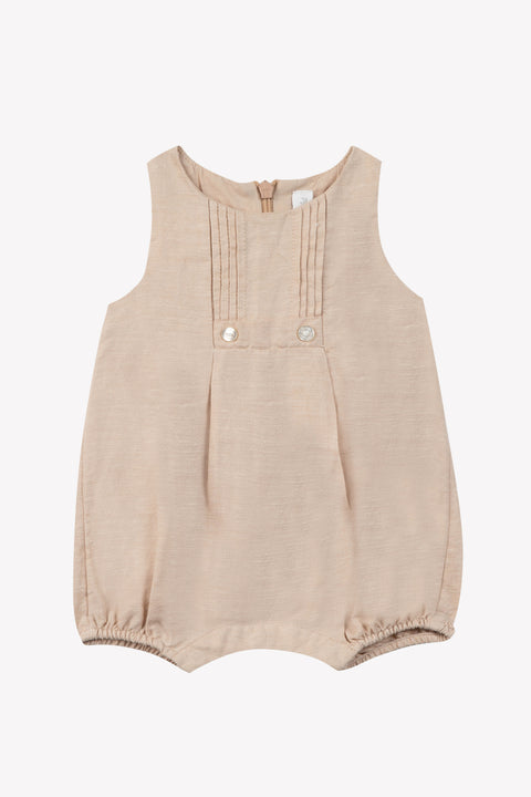 Kurzer Overall – Dune Heather Leinen - Image principale