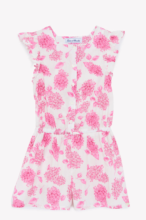 Entero corto - Rosa animado Estampado florido - Image principale