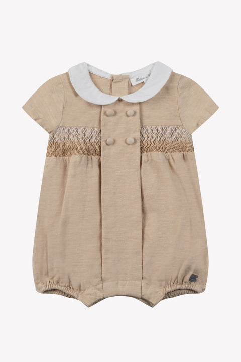 Kurzer Overall – Dune Heather Leinen GesticktTh - Image principale