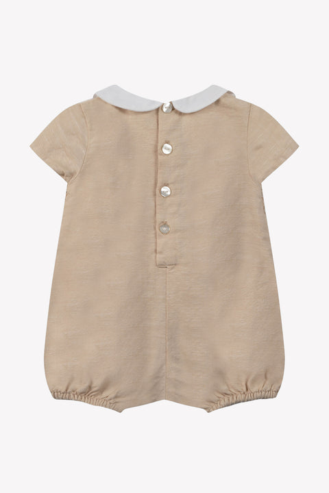 Kurzer Overall – Dune Heather Leinen GesticktTh - Image principale