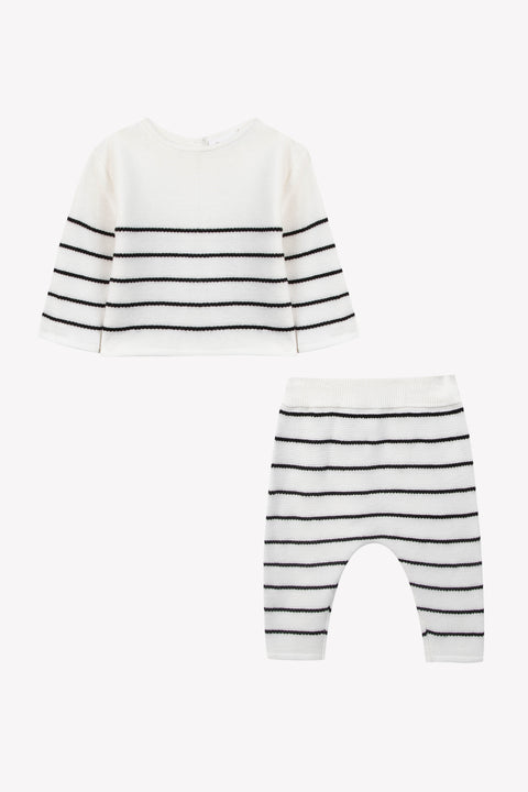 Ensemble long - Marinière écru - Image principale