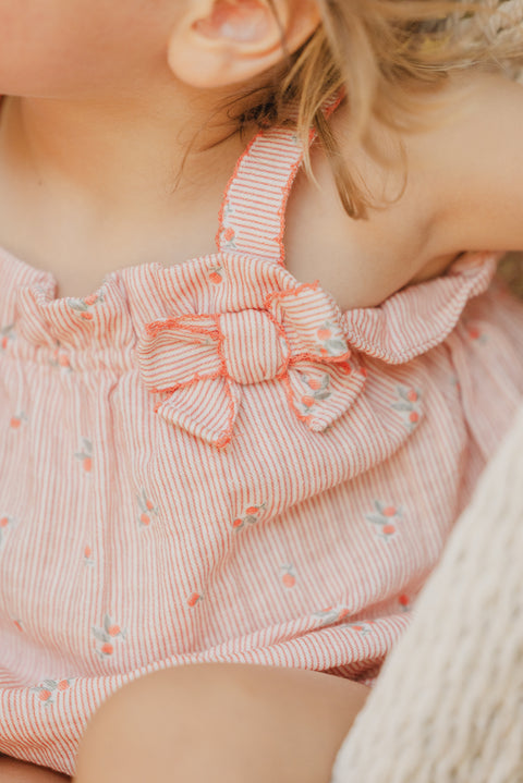 Outfit kurz - Mohn Streifens - Image principale