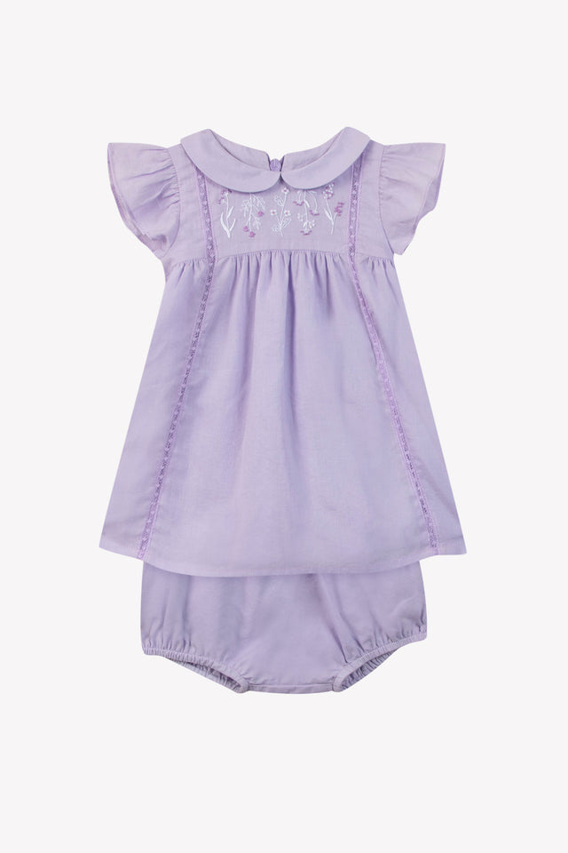 Ensemble court - Lila col claudine - Image principale
