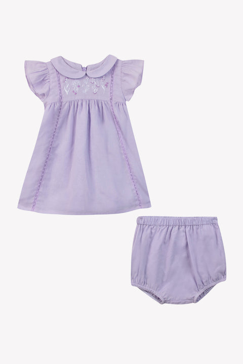 Ensemble court - Lila col claudine - Image principale