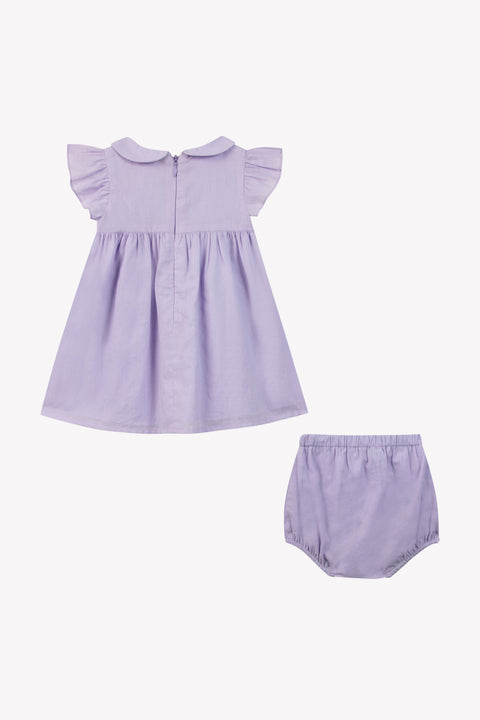Ensemble court - Lila col claudine - Image principale
