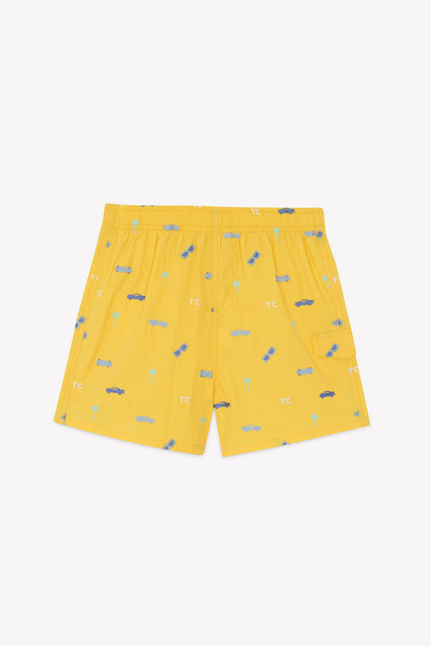 Maillot de bain - Jaune illustration city aventure - Image principale
