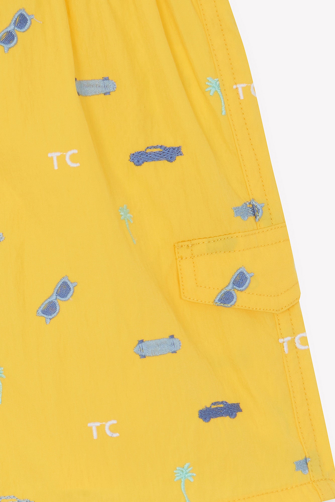Maillot de bain - Jaune illustration city aventure