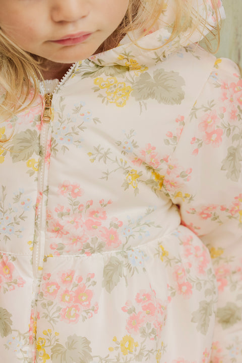 Windjacke – ecru Druckblumig - Image principale