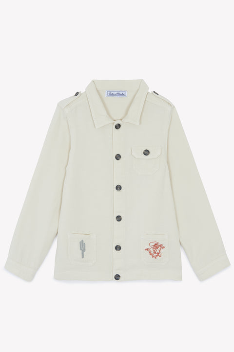 Chaqueta - Beis vaquero - Image principale