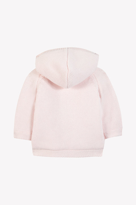 Manteau - Maille garda rose pâle - Image principale
