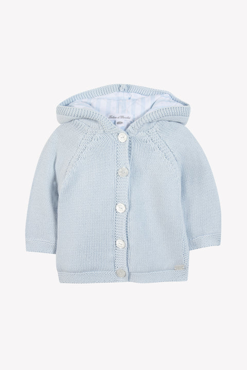 Manteau - Maille garda bleu ciel - Image principale