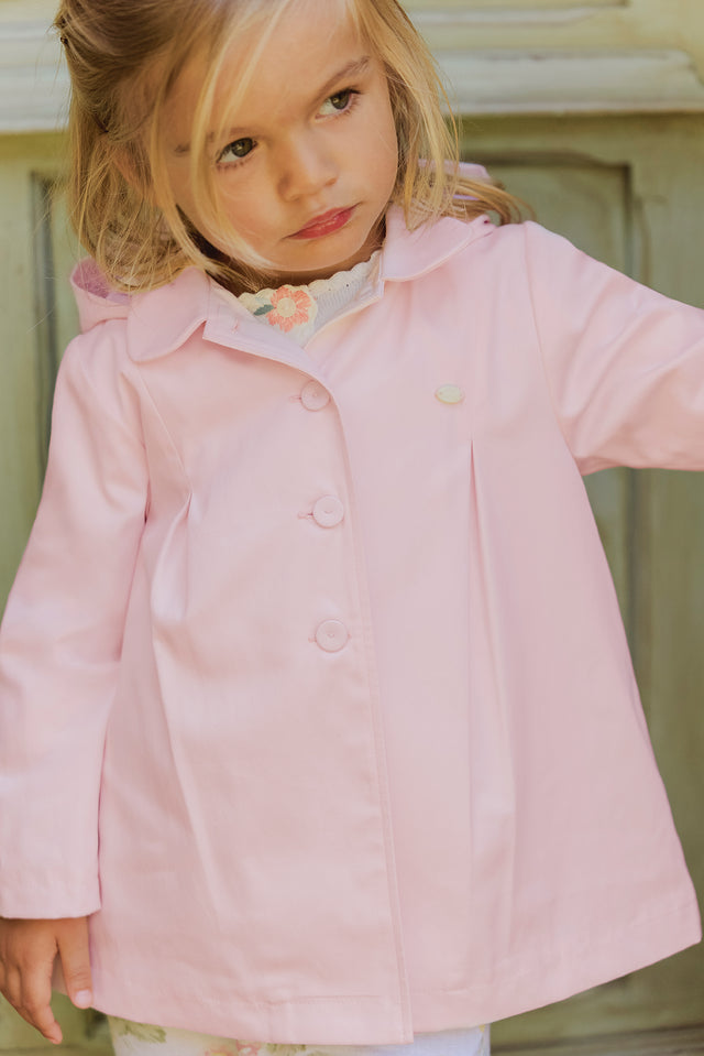 Trincea - Rosa pallido Cappuccio rimovibile - Image principale