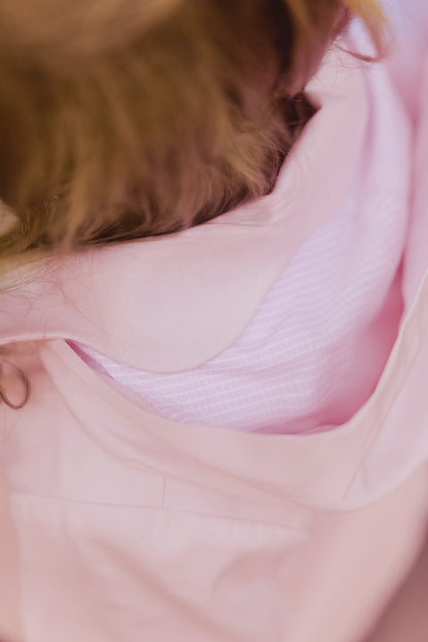 Trincea - Rosa pallido Cappuccio rimovibile - Image principale