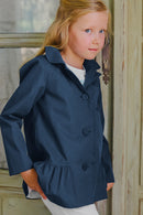 Trincea - Blu navy Cappuccio rimovibile