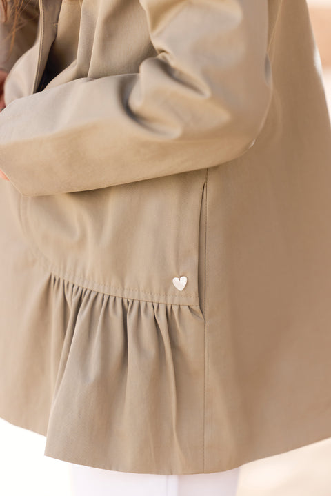 Trench - Khaki Kaputze abnehmbar - Image principale