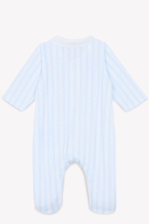 Pyjamas - Garda Hellblau Spitzkragen - Image principale