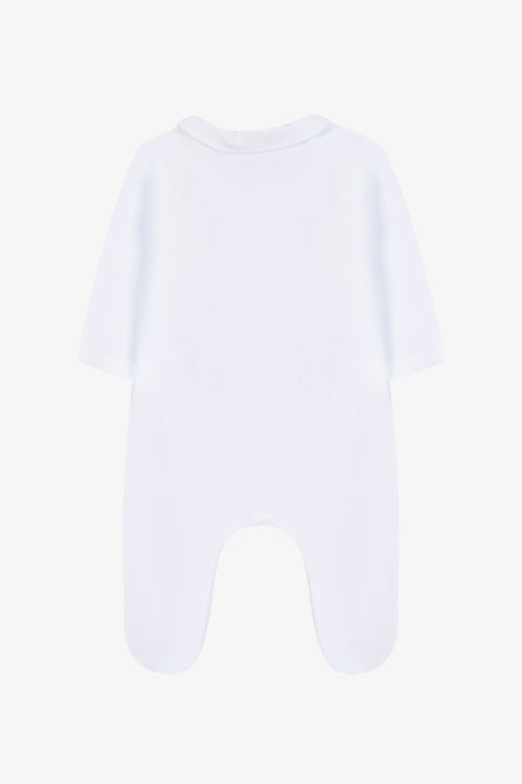 Pyjamas - Weiss Samt Stickerei ABC - Image principale