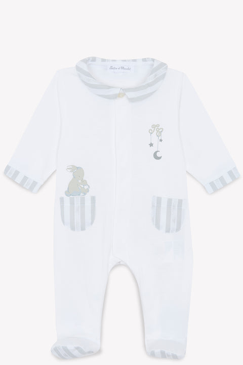 Pyjamas - Garda Grau Heidekraut Illustration Kaninchen - Image principale