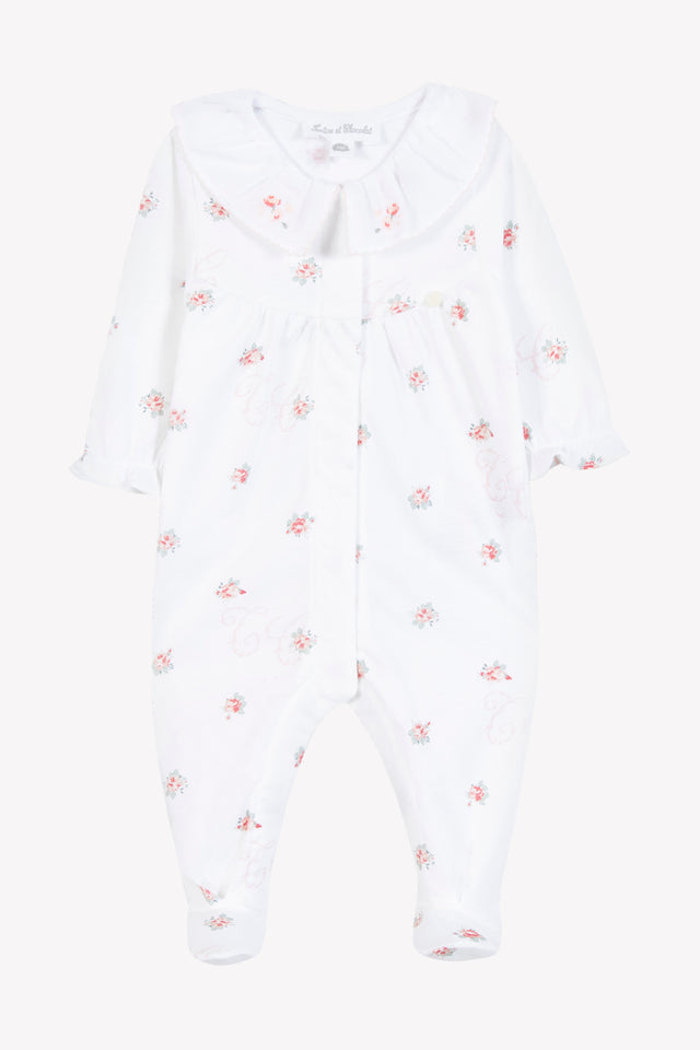 Pijama - Blanco Estampado TC floral - Image principale