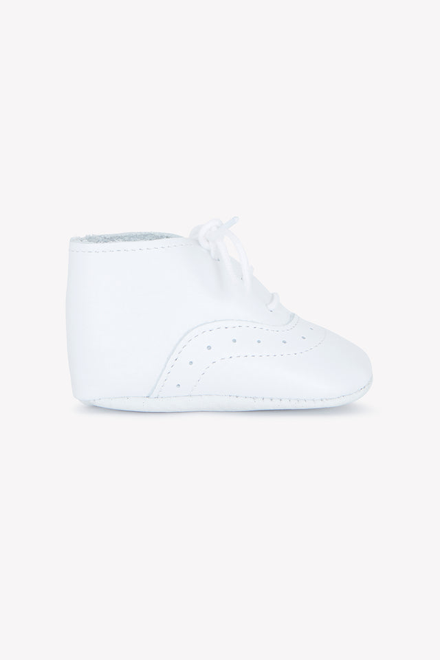 Chaussons - Blanc cuir - Image principale