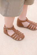 Sandales - Cuir marron