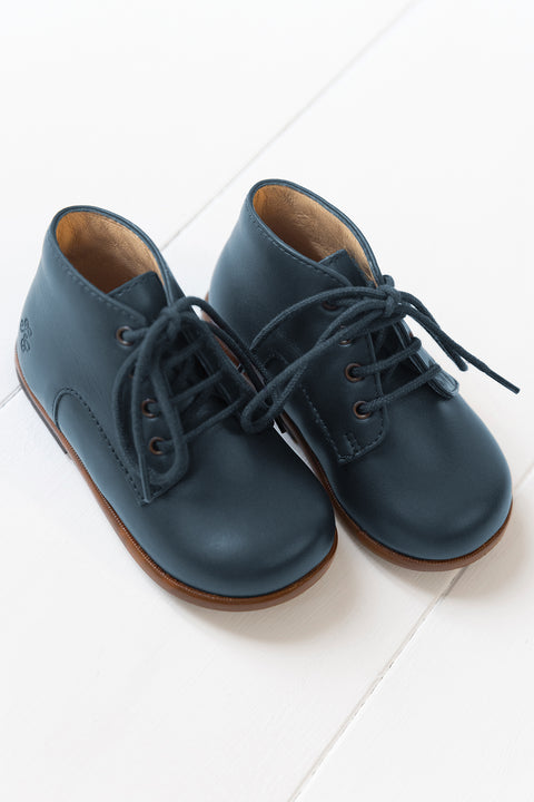 Derbys – Leder Marineblau - Image principale