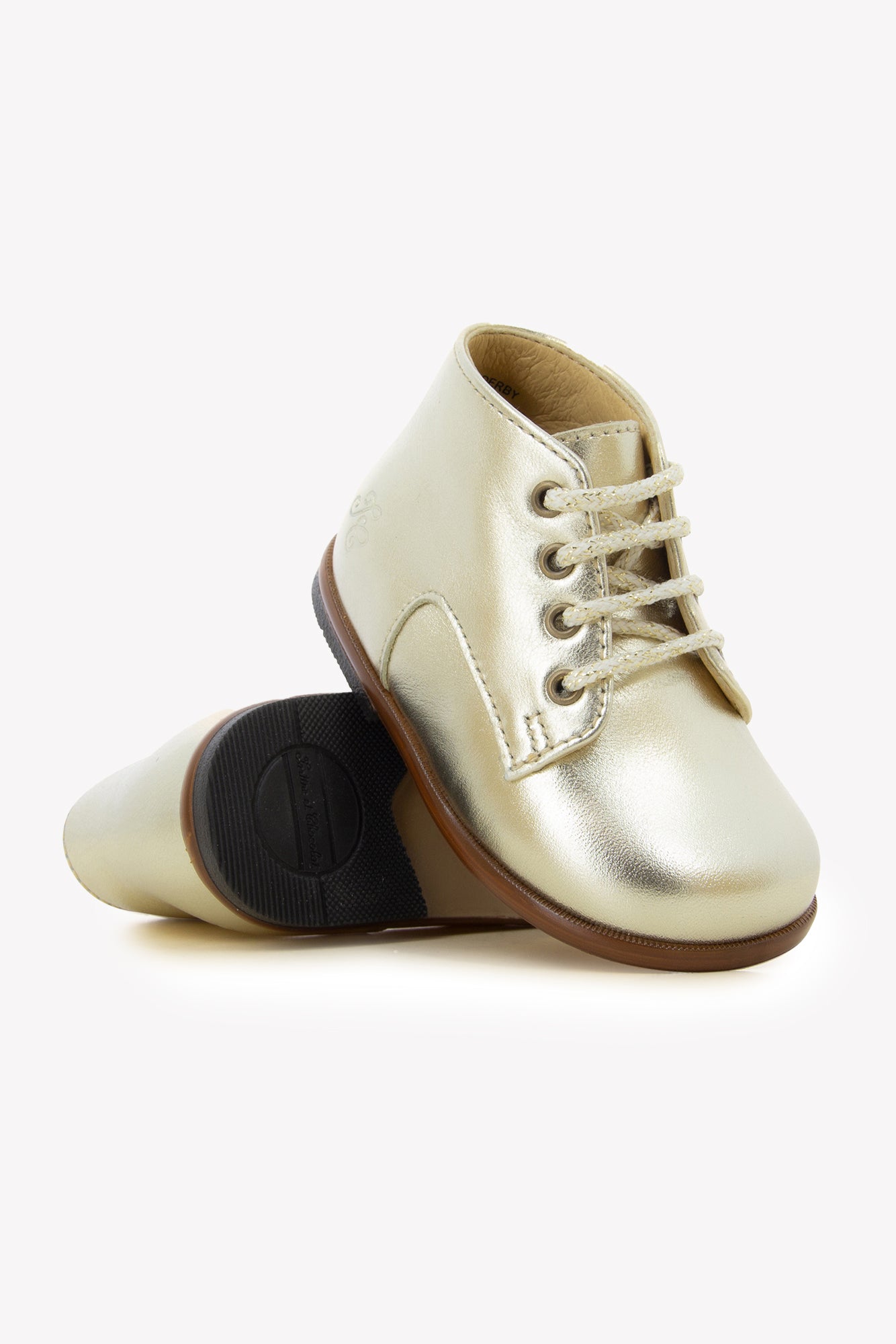 Derbies - Gold leather