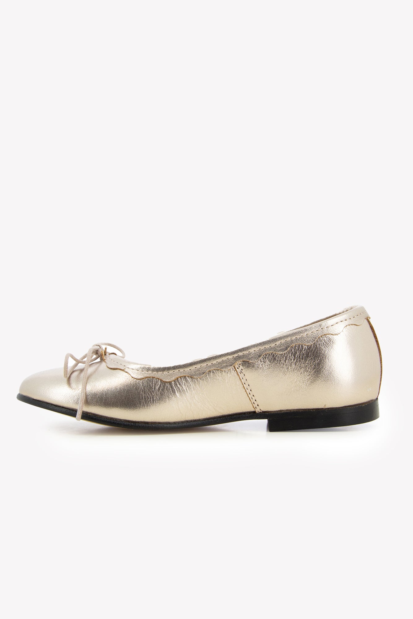 Ballerines - Cuir or