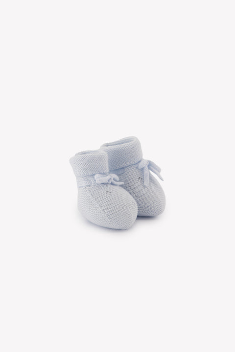 Chaussons - Bleu ciel maille ajourée - Image principale