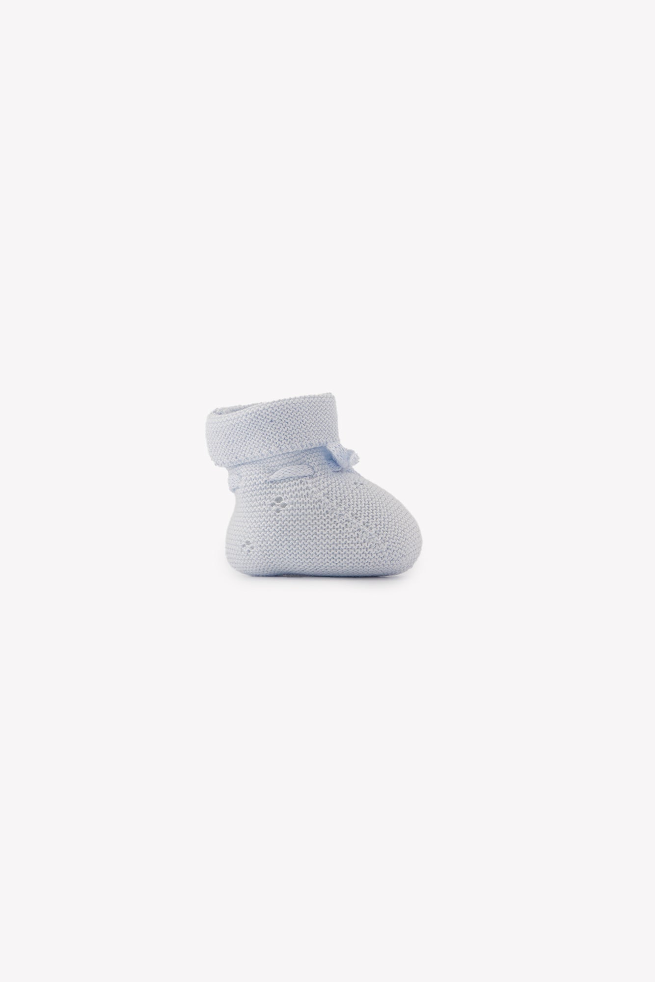 Slippers - Sky blue Knitwear openwork