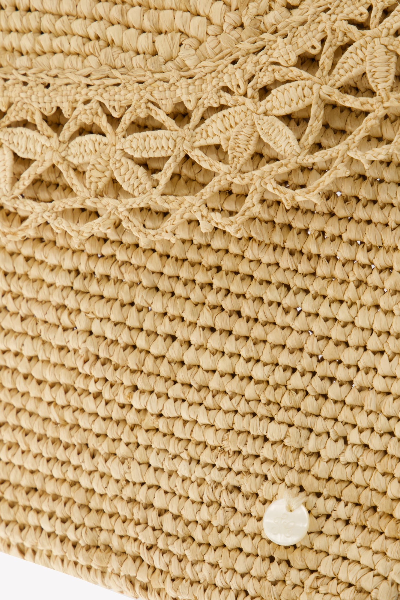 Pochette Femme - Sable raphia