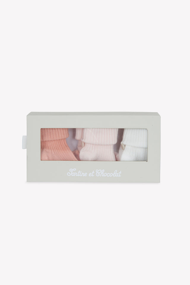 Kit chaussettes - Rose pâle - Image principale
