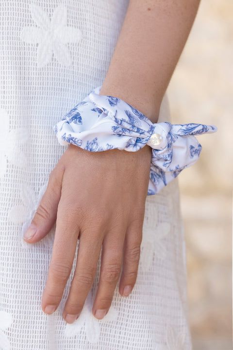 Haargummis - Blau lebhaft DruckInspiration Toile de Jouy - Image principale