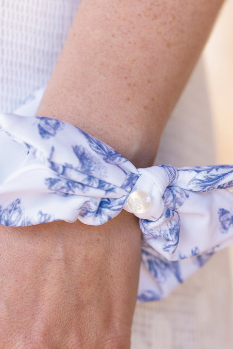 Haargummis - Blau lebhaft DruckInspiration Toile de Jouy - Image principale