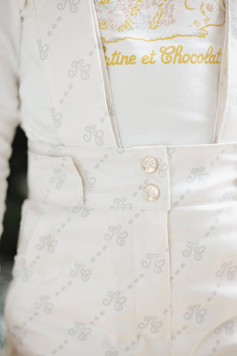 Trousers Ski - TC monogram ecru - Image principale