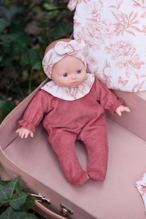 Valise Clarisse - Minikane x Tartine et Chocolat Toile de Jouy rose - Image principale