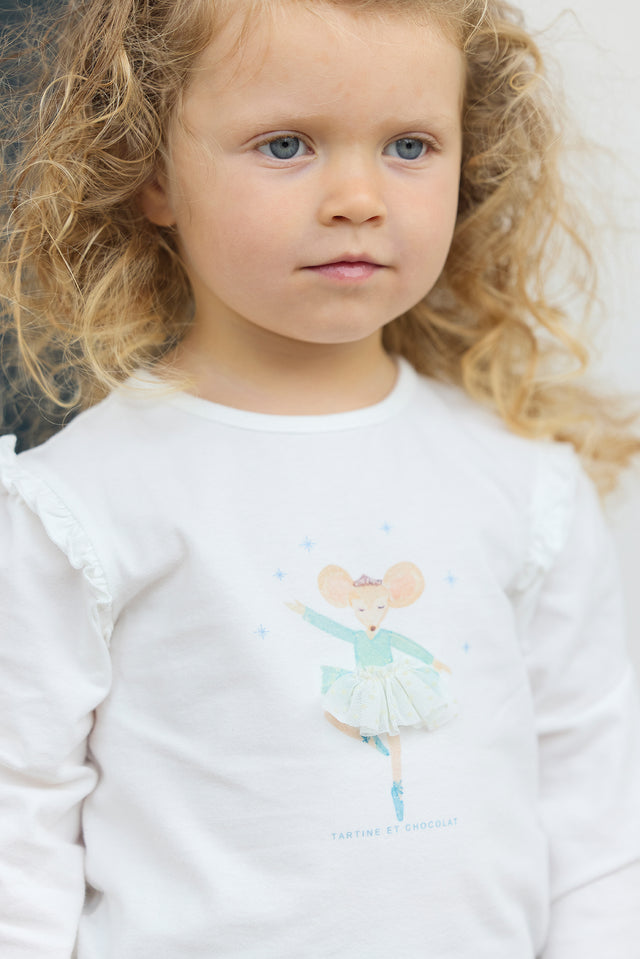 T-shirt - Ecru illustration jardin d'hiver - Image principale