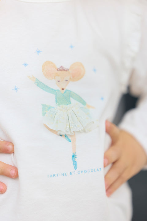 T-shirt - Ecru illustration jardin d'hiver - Image principale