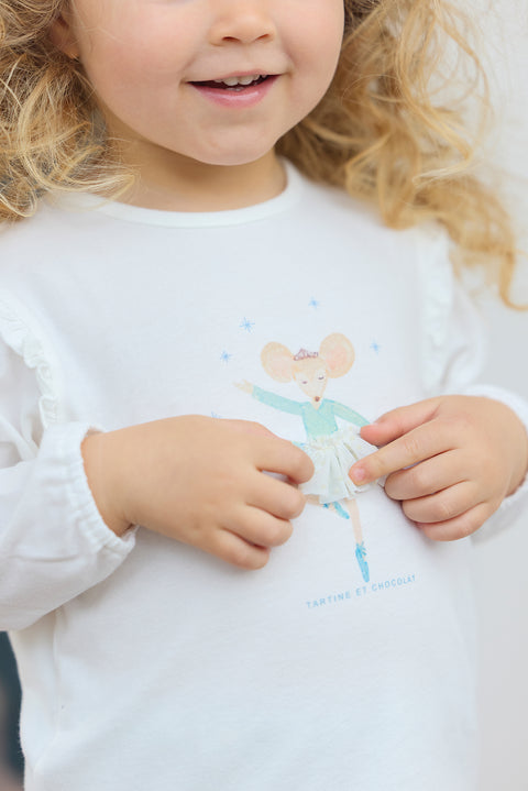 T-shirt - Ecru illustration jardin d'hiver - Image principale