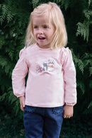 T-shirt - Rose pâle illustration petits trésors