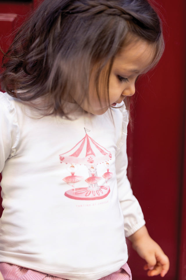 T-shirt - Praline illustration manège - Image principale