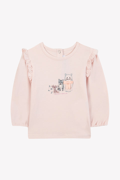 T-shirt - Pale pink Illustration small treasures - Image principale
