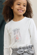 T -shirt - praline Tekening Parijse