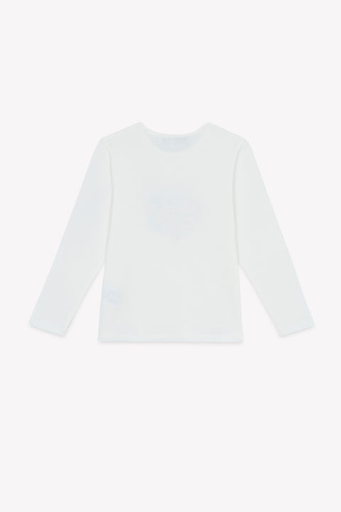 T-shirt - Magenta illustration amour floral - Image principale