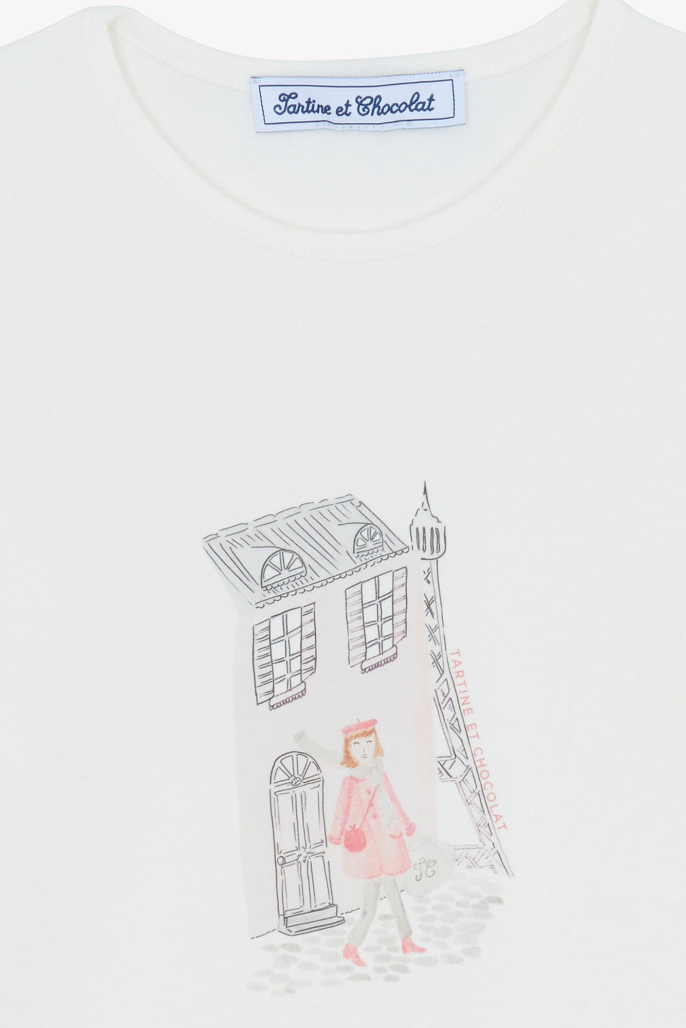 T -shirt - praline Tekening Parijse