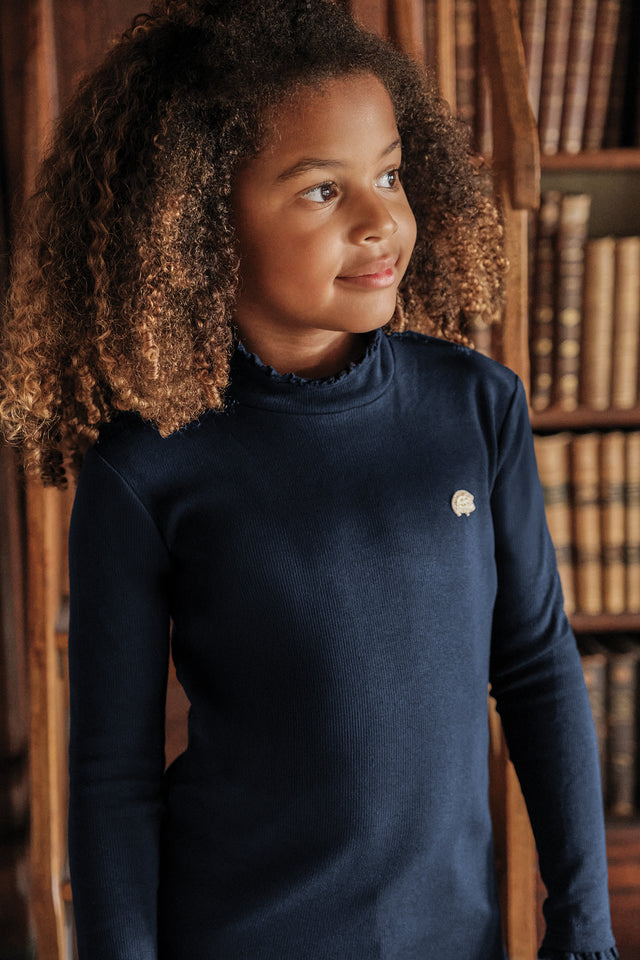 Below-Sweater - Navy hedgehog - Image principale